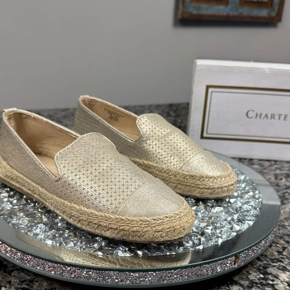 Charter Club Women's Metallic Espadrilles 5.5 NEW